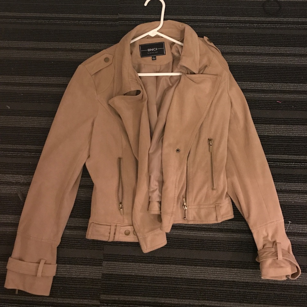 Tan Moto jacket